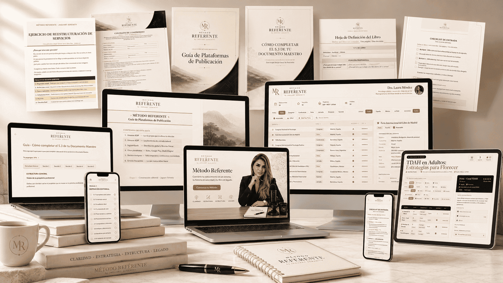 Ecosistema digital, editorial y estratégico de Método Referente