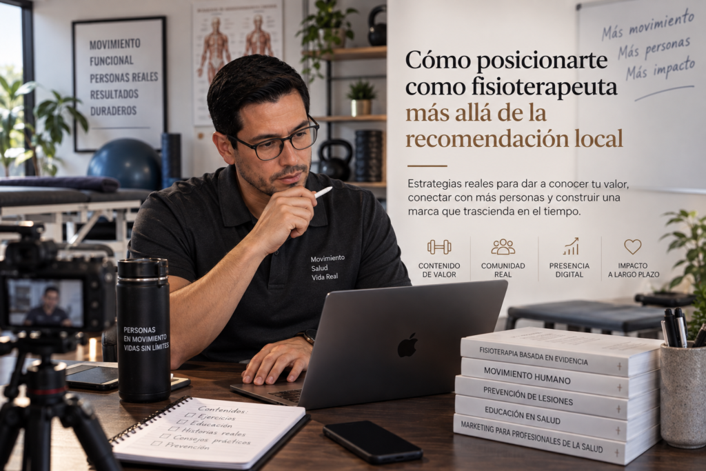 Cómo posicionarte como fisioterapeuta más allá de la recomendación local