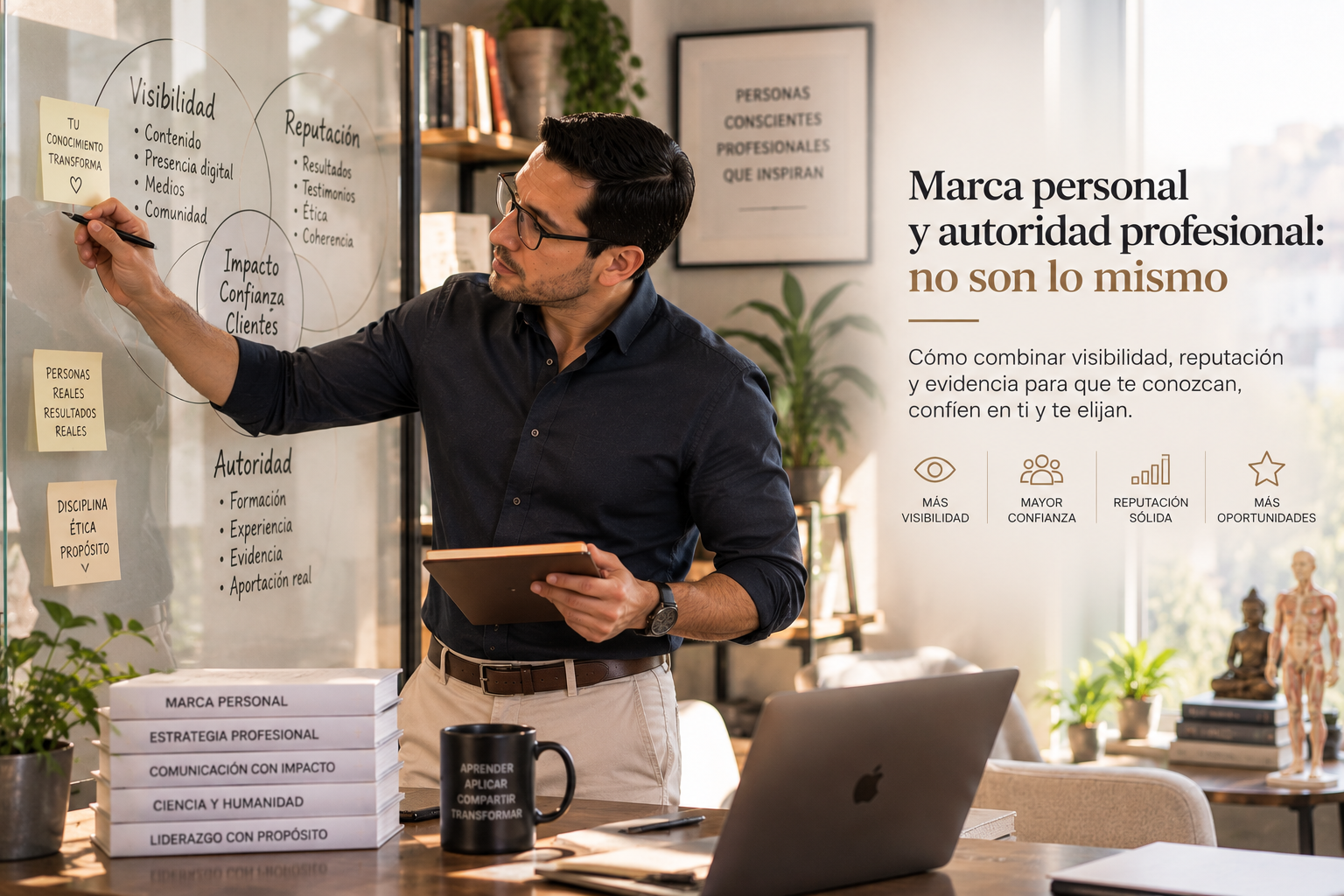 Marca personal y autoridad profesional: no son lo mismo Cómo combinar visibilidad, reputación y evidencia para que te conozcan, confíen en ti y te elijan