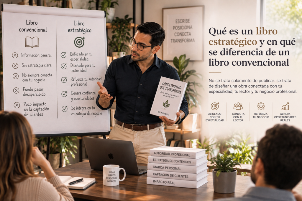 Qué es un libro estratégico y en qué se diferencia de un libro convencional