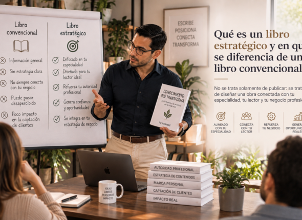Qué es un libro estratégico y en qué se diferencia de un libro convencional